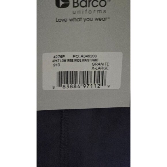 Grey's Anatomy Active Women's Scrubs Drawstring Pants 4276P granite size XLP - Picture 5 of 10